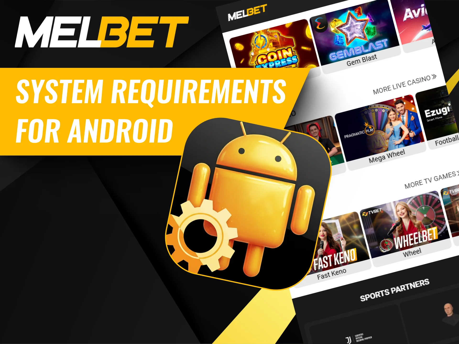 System requirements for Android devices.