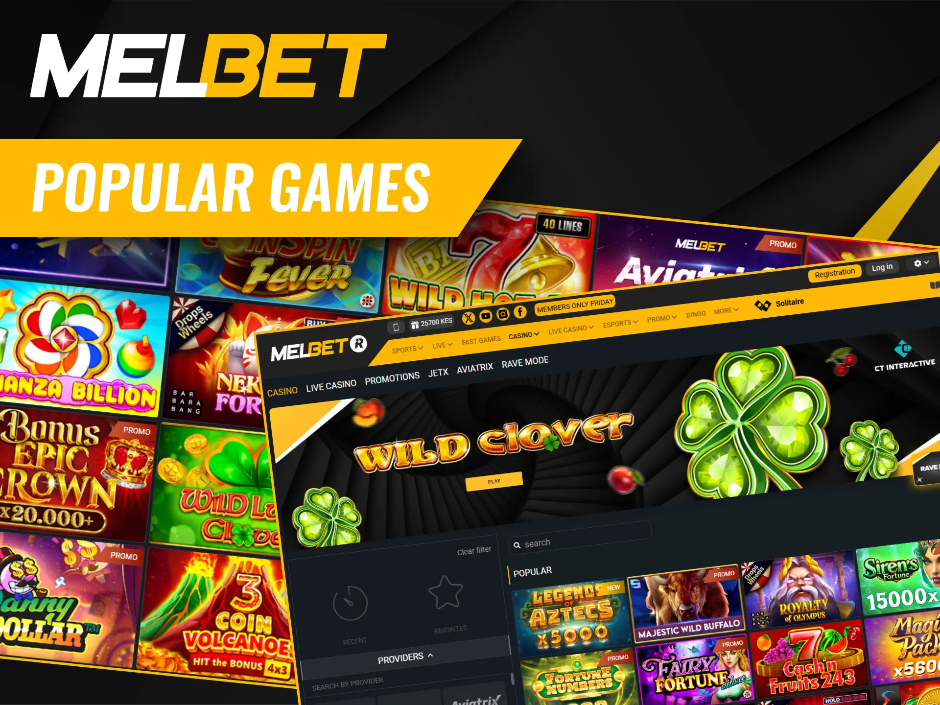 Here are the top games at Melbet Casino that you might like the most.