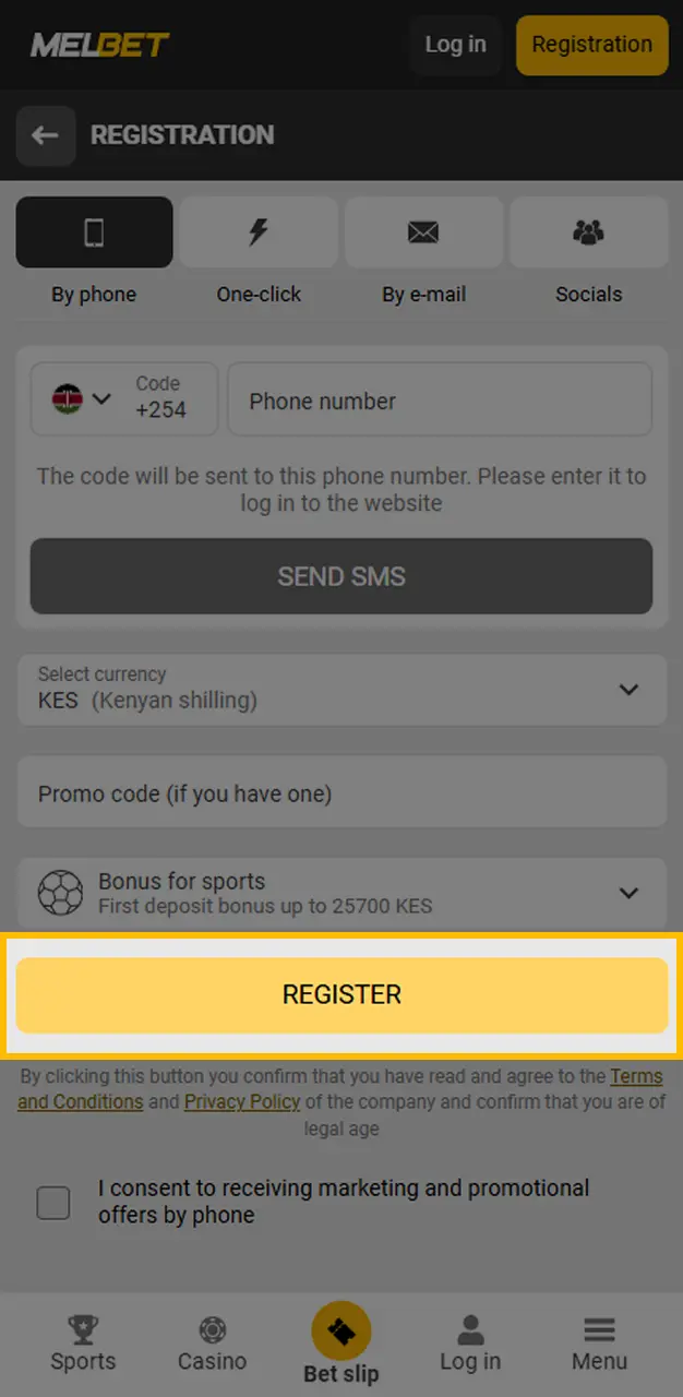 Complete the registration and have fun.