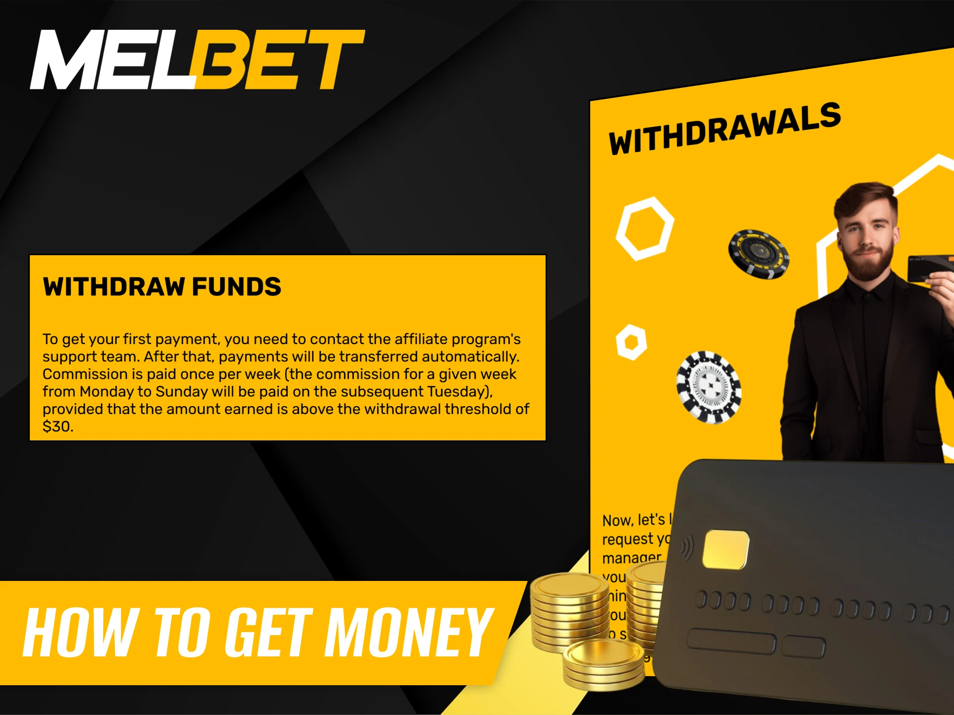 The rule for withdrawing your partner funds.