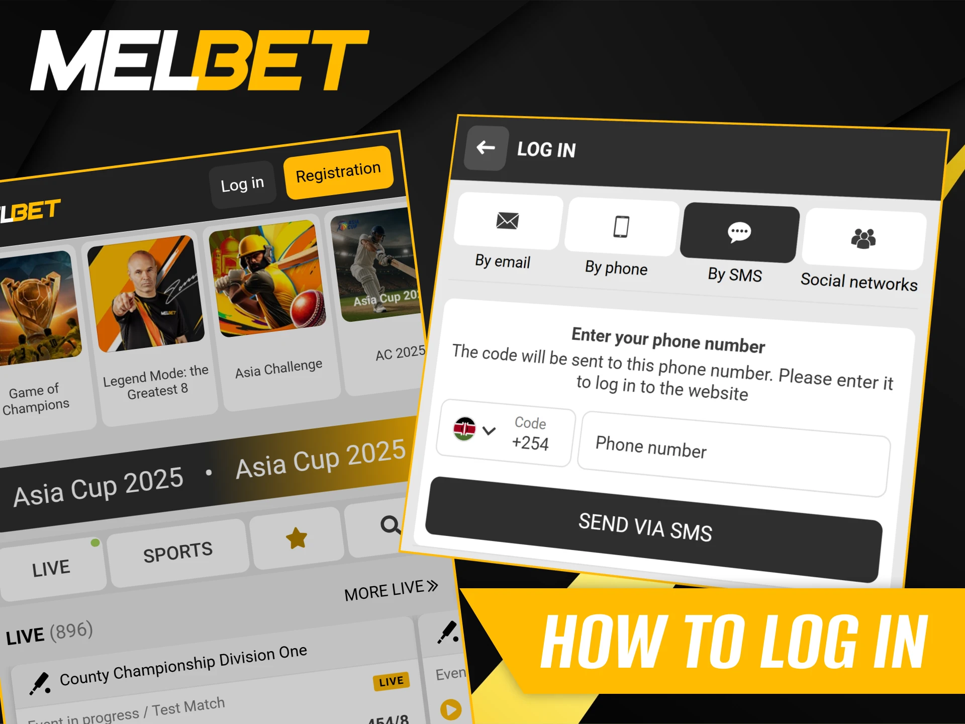 Melbet login in Kenya provides quick access to your personal account.