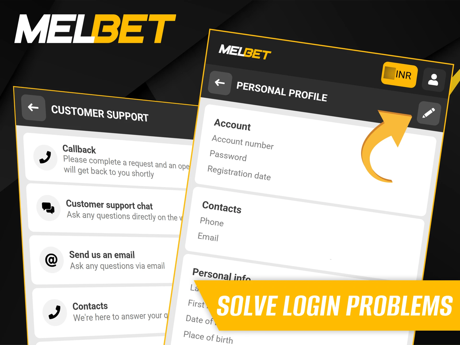 How to solve problems with logging into the Melbet Kenya Casino system.